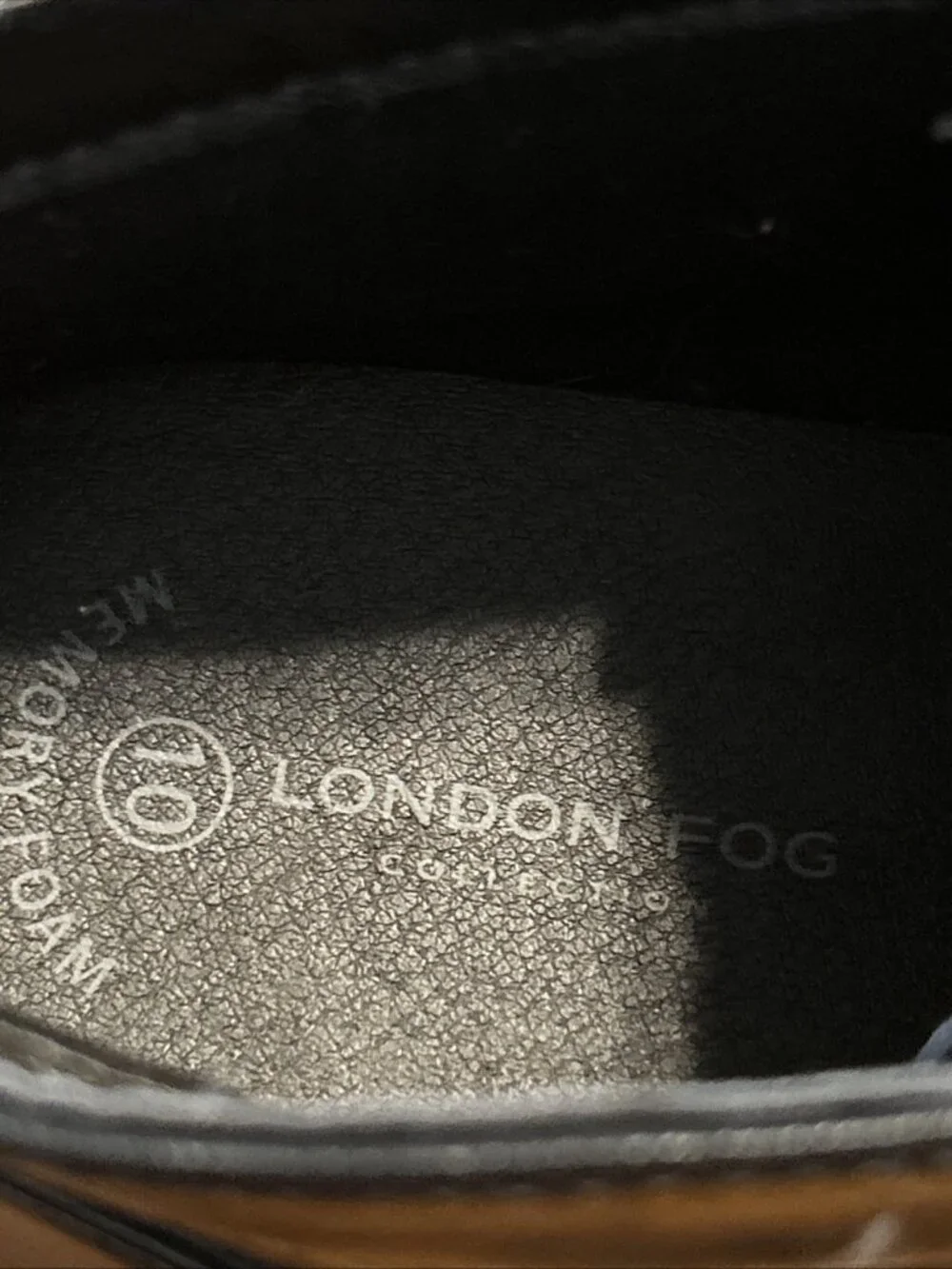 London Fog Blackburn Men’s Black Faux Leather Chukka Boots 10M